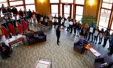 Sexual Assault Awareness Protest