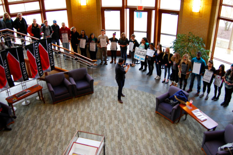 Sexual Assault Awareness Protest