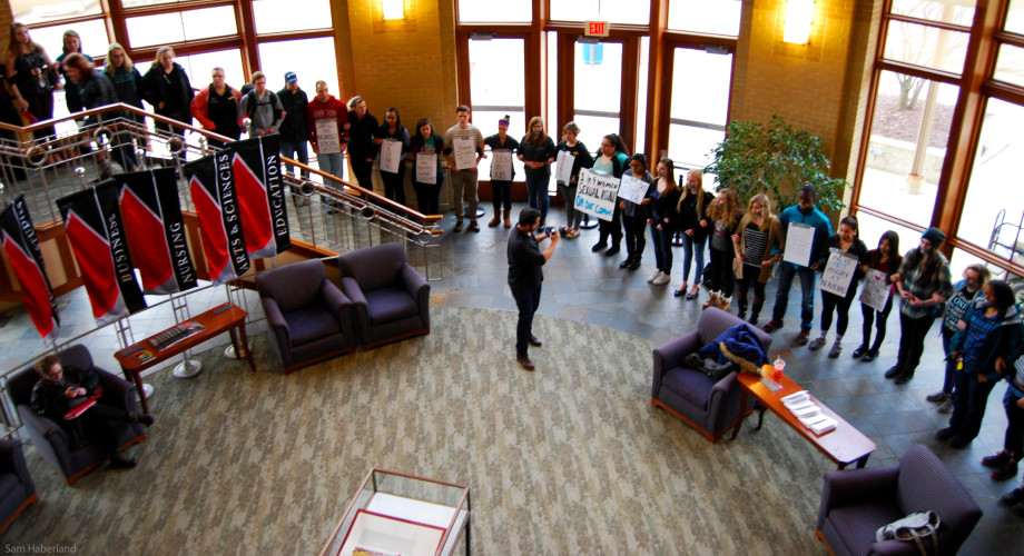 Sexual Assault Awareness Protest