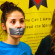 Girl with Mouth Taped Shut