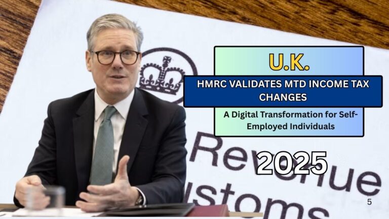 HMRC Validates MTD Income Tax Changes