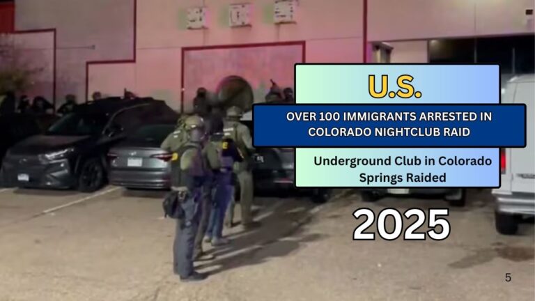 Over 100 Immigrants Arrested in Colorado Nightclub Raid