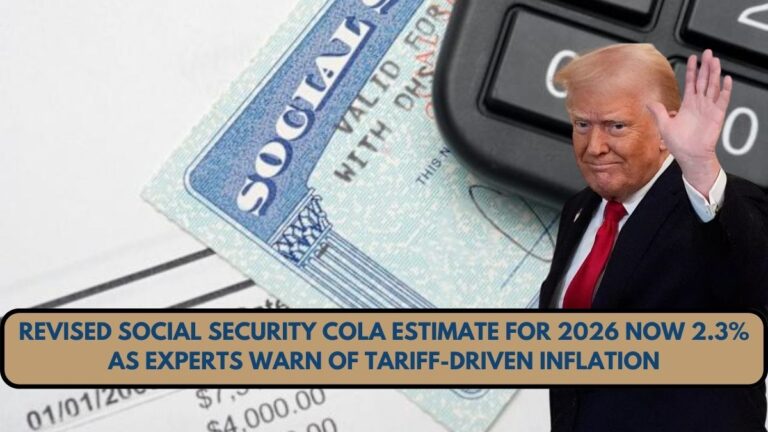 Revised Social Security COLA Estimate for 2026 Now 2.3% as Experts Warn of Tariff-Driven Inflation
