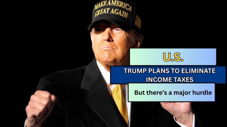 Trump plans to eliminate income taxes