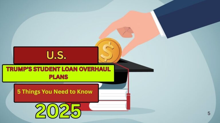 Trump’s Student Loan Overhaul Plans