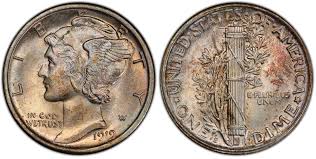1919-S Mercury Dime With Full Bands