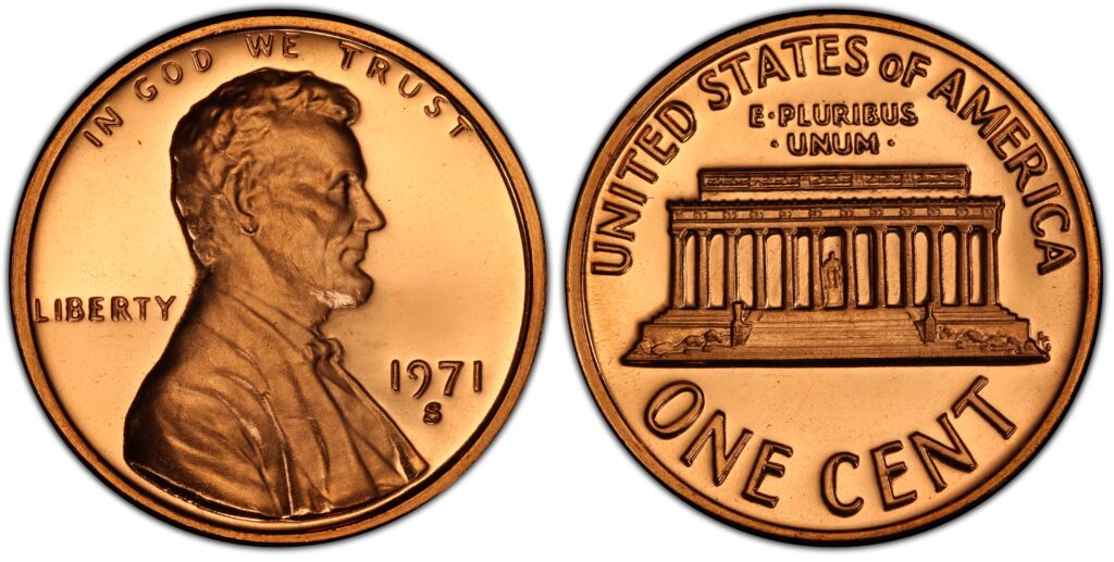 1971-S Deep Cameo Proof Penny