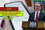 DWP’s Universal Credit pay rise and repayment rule change to benefit 1.2 million UK households