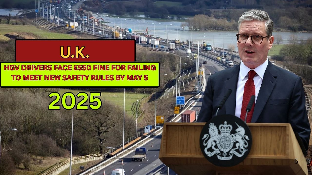 HGV Drivers Face £550 Fine for Failing to Meet New Safety Rules by May 5