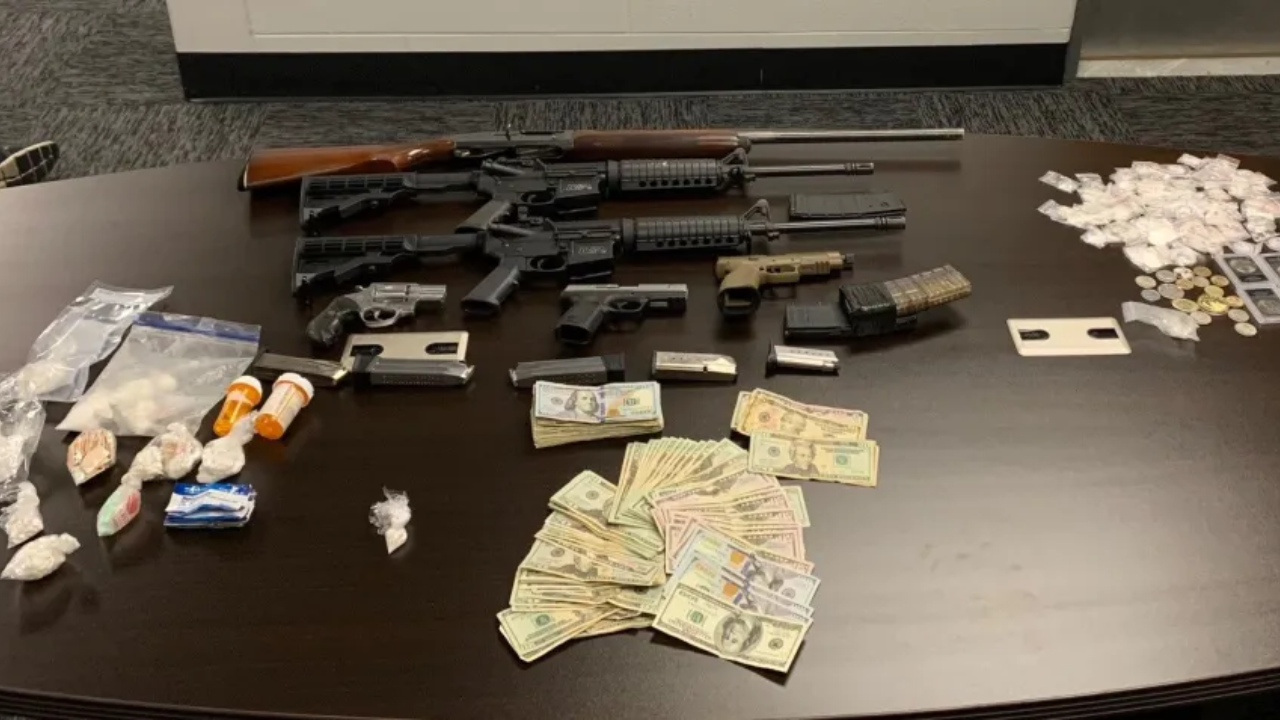 Guns and drugs seized in Egg Harbor Twp. home raid; two suspects arrested