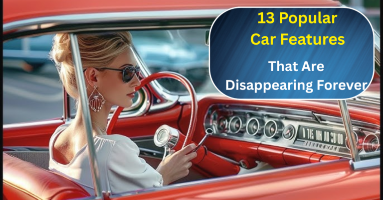 13 Popular Car Features That Are Disappearing Forever