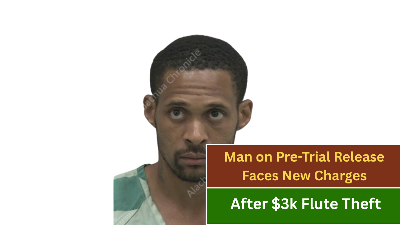 Man on Pre-Trial Release Faces New Charges After $3k Flute Theft